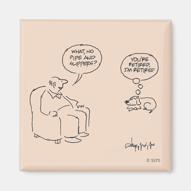Pensionerad Magnet (Framsidan)