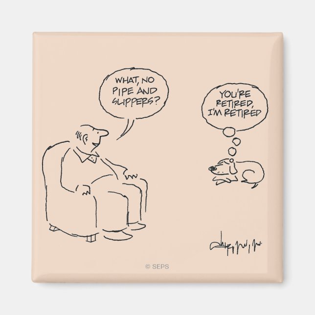 Pensionerad Magnet (Framsidan)