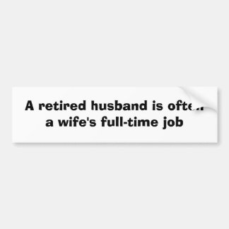 Pensionerad makebildekal bildekal