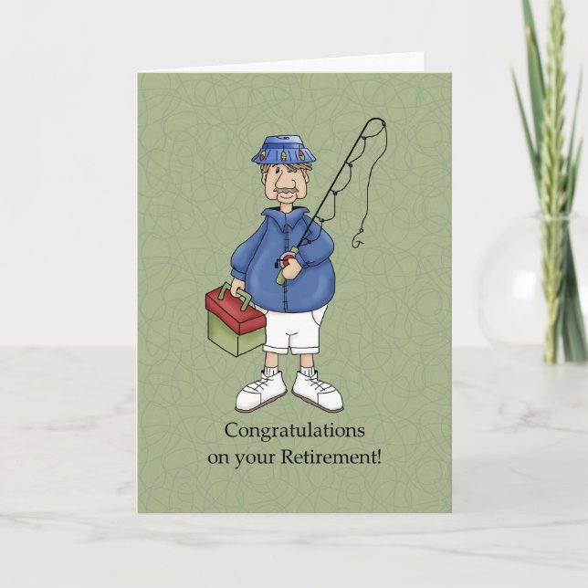 Pensionerad man kort (Framsida)