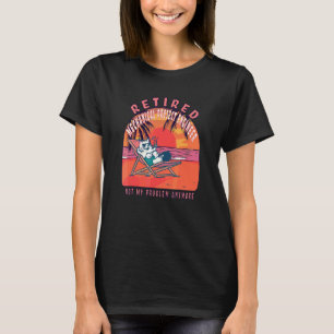 Pensionerad maskiningenjör Vintage pensionär T Shirt
