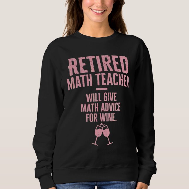 Pensionerad mattelärare ger matte tips för vinst t shirt (Framsida)