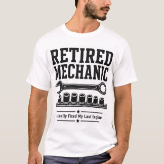 Pensionerad mekaniker skjorta - Jag fixade äntlige T Shirt