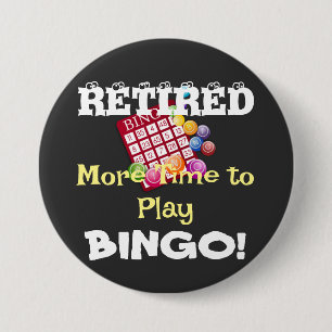 PENSIONERAD - Mer Tid att Spela BINGO! Knapp