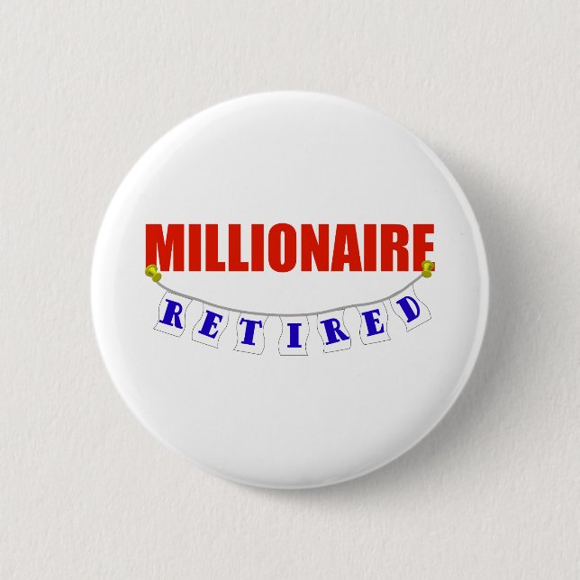 PENSIONERAD MILLIONAIRE KNAPP (Framsida)