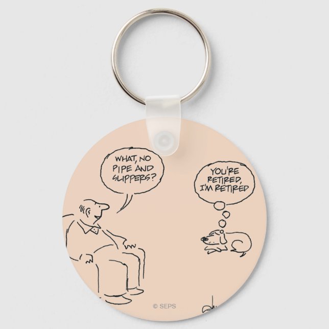 Pensionerad Nyckelring (Framsida)