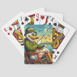 Pensionerad och avslappnad casinokort