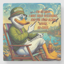 Pensionerad och avslappnad