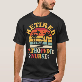 Pensionerad ortopedisk sjuksköterska Retro ortoped T Shirt