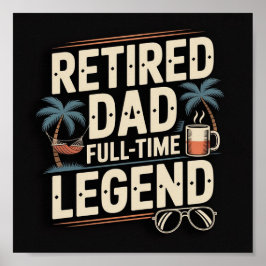 Pensionerad Pappa - Fullt-tidslängd Poster | Funny