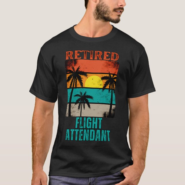 Pensionerad Pilot Drar På Fiske T Shirt (Framsida)