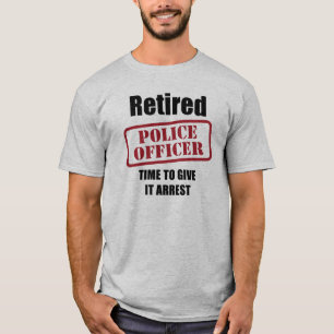 Pensionerad polis t-shirt