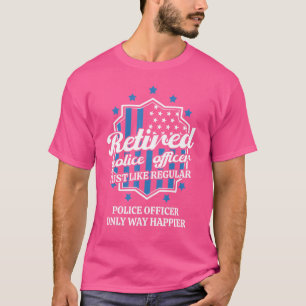 Pensionerad polisman Pappa Far polisens Manar Reti T Shirt