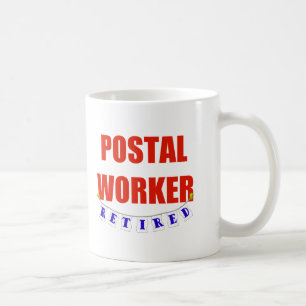 PENSIONERAD POST- ARBETARE KAFFEMUGG