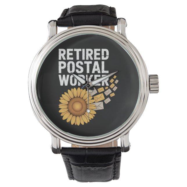 Pensionerad Postarbetare Armbandsur (Framsida)