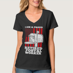 Pensionerad Postarbetare Kärlek Brevbärare Pension T Shirt