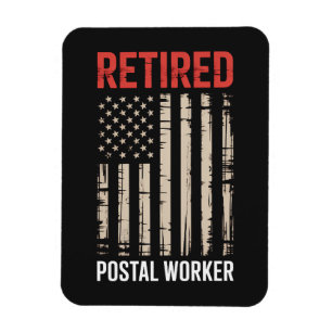 Pensionerad Postarbetare Pension Magnet