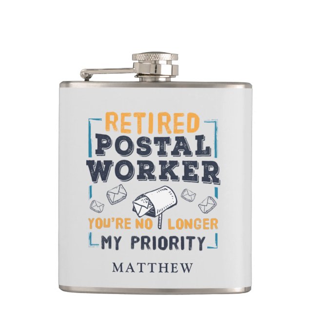 Pensionerad Postarbetare Postiljon Pension Priorit Fickplunta (Framsidan)