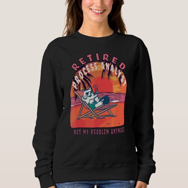 Pensionerad processanalytiker  Vintage Retirement T Shirt (Framsida)