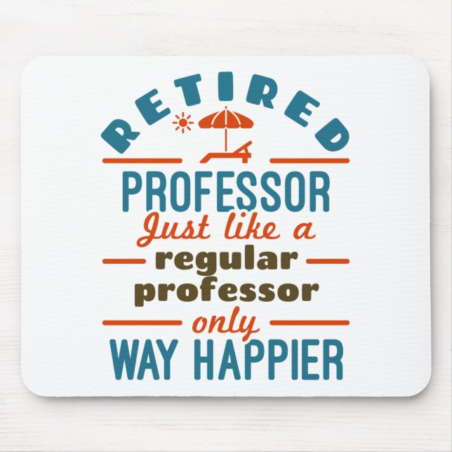 Pensionerad professor Pension Happier Musmatta (Framsidan)