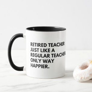 Pensionerad rolig professor pensioneringssats mugg