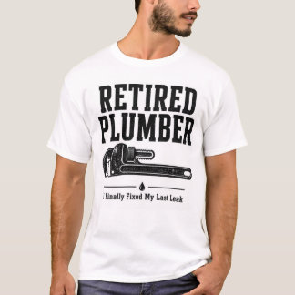 Pensionerad rörmokartröja - Jag fixade äntligen mi T Shirt
