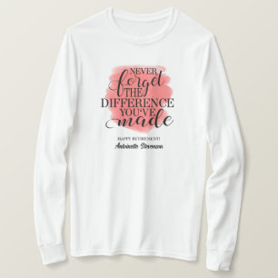 Pensionerad Rosa T Shirt