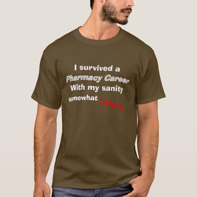 Pensionerad Sanity intakt 2 för Tee Shirt (Framsida)