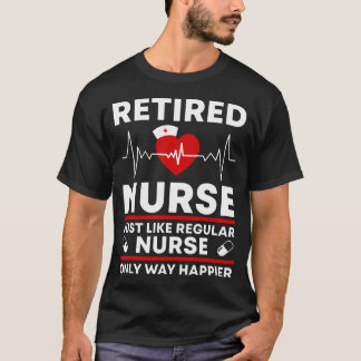 Pensionerad Sjuksköterska Precis Som Vanlig Sjuksk T Shirt