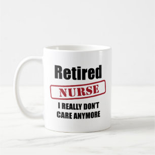 Pensionerad sjuksköterska (US-pass) Kaffemugg