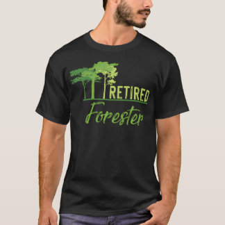 Pensionerad skogvaktare t shirt