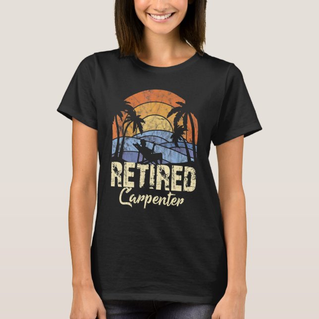Pensionerad snickare t shirt (Framsida)