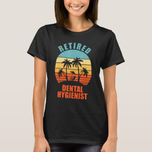 Pensionerad tandhygienist Rolig tandvård Glad pens T Shirt