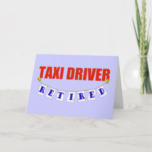 PENSIONERAD TAXICHAUFFÖR KORT