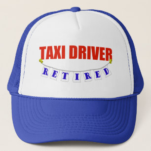 PENSIONERAD TAXICHAUFFÖR TRUCKERKEPS