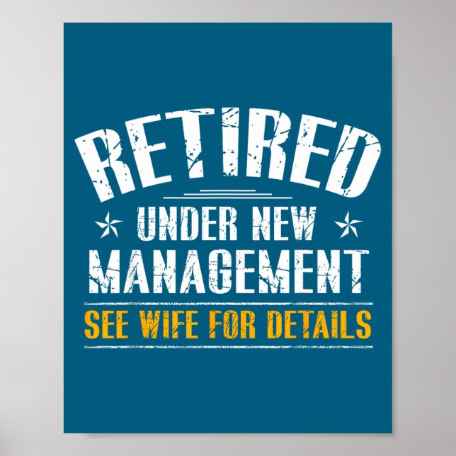 Pensionerad under ny ledning Se illustration Poster (Framsidan)