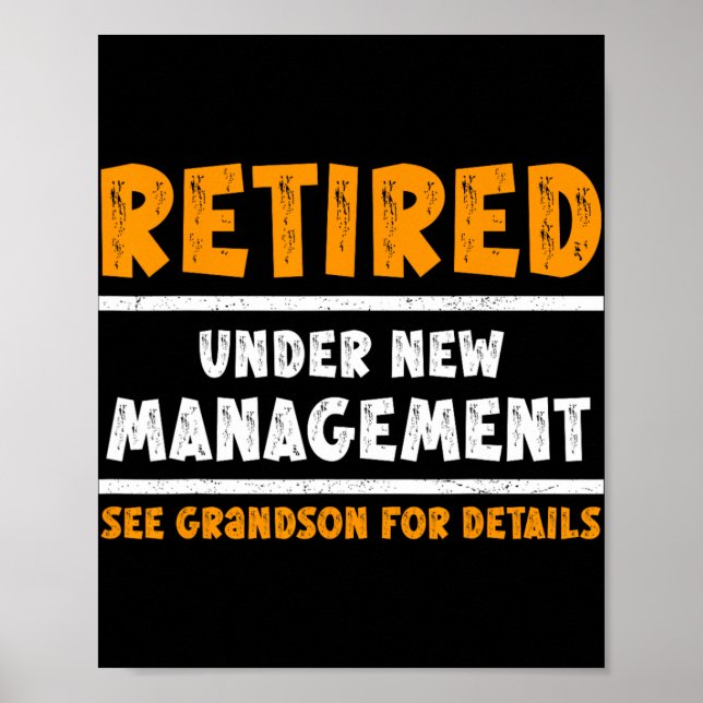 Pensionerad Under Ny Ledning Se Sonson För Detalje Poster (Framsidan)