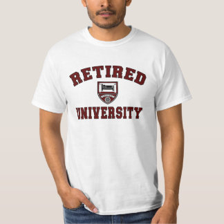 Pensionerad universitetenT-tröja Tee Shirt
