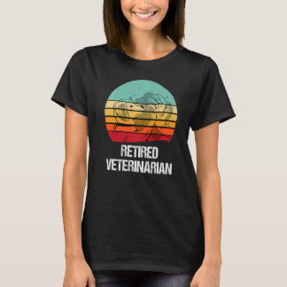 Pensionerad veterinär Veterinär Veterinary Techn T Shirt