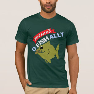 pensionerad yrkesfiskare t shirt