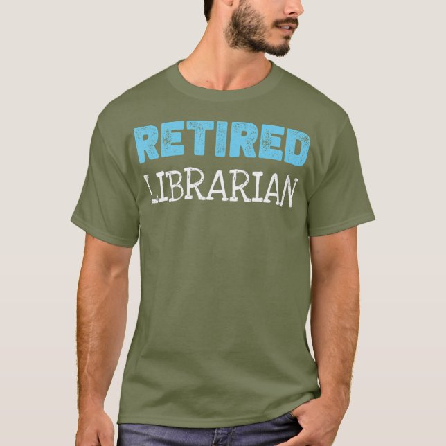 Pensionerade bibliotekariskgåvor från Funny Pensio T Shirt (Framsida)