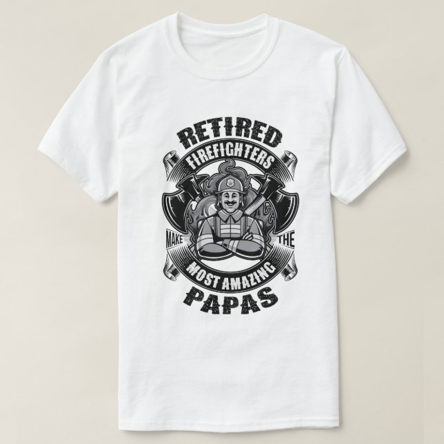 Pensionerade brandmän gör sig skyldiga till bästa  t shirt (Design framsida)