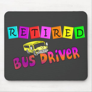 Pensionerade bussföraregåvor musmatta