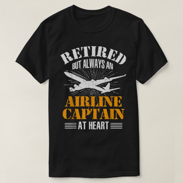 Pensionerade flygbolaget T Pilot Pension Gifts T T Shirt (Design framsida)