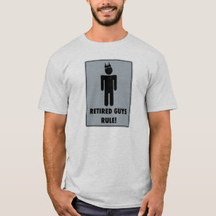 Pensionerade grabbar härskar - skjortan t-shirt