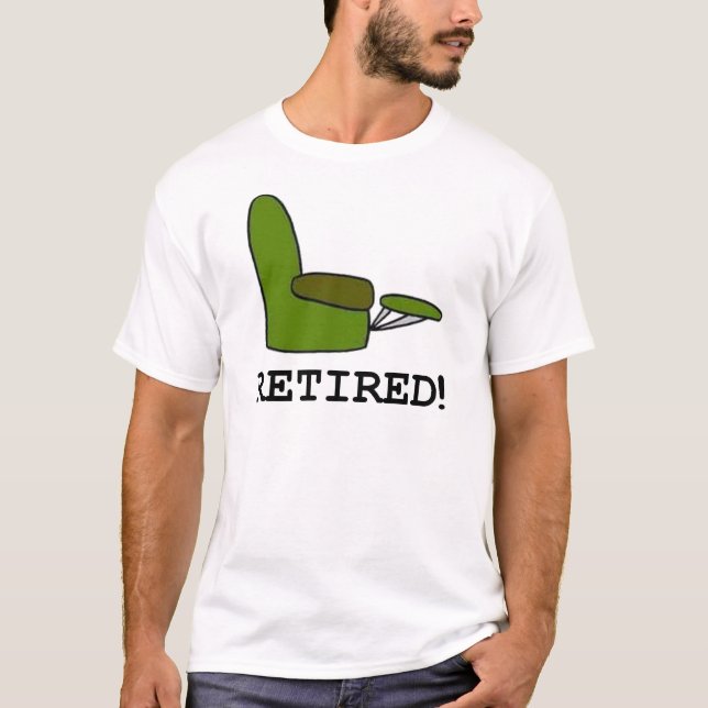 Pensionerade objekt t shirt (Framsida)