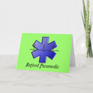 Pensionerade paramedicinska gåvor kort