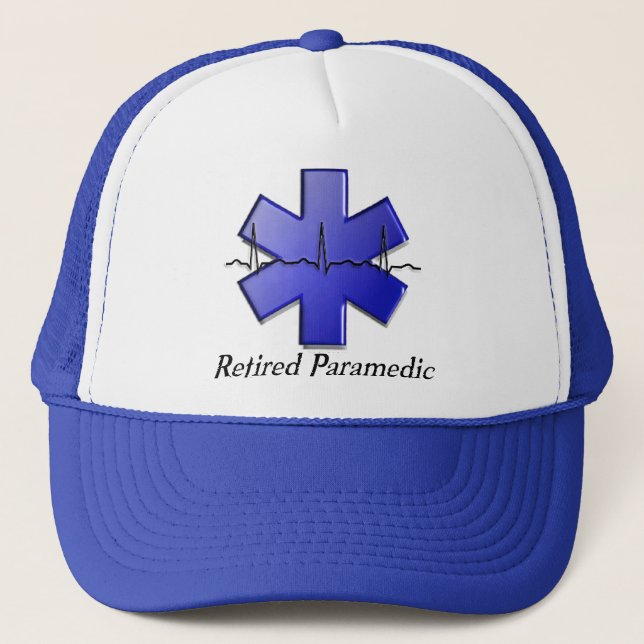Pensionerade paramedicinska gåvor truckerkeps (Framsida)