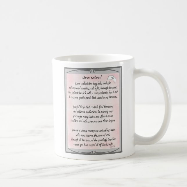 Pensionerade sjuksköterskadiktgåvor vid ~~Gail Kaffemugg (Höger)