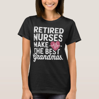 Pensionerade sjuksköterskor gör bästa mormas t shirt